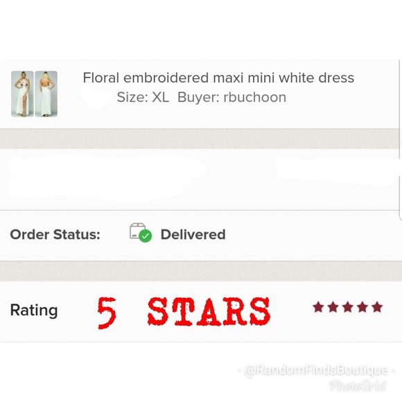 💥5 STARS Floral embroidered maxi mini white dress - Picture 8 of 8